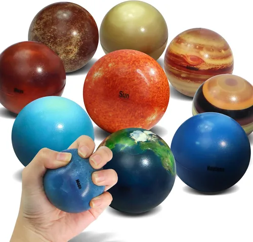 Miniatura 8 de Novelty Place Pelotas antiestrés exprimibles, béisbol, baloncesto, fútbol, fútbol para aliviar la tensión, accesorios de relajación, juguetes
