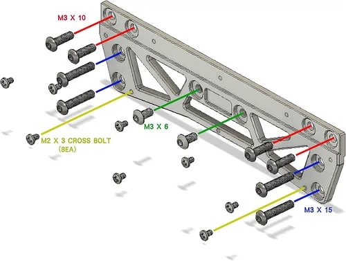 Miniatura 3 de H-TECH RC 1/10 CNC Kit de elevación de aluminio y enlace para CEN Racing Ford F250 Truck (negro) (kit de elevación)