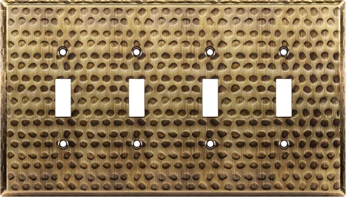 Miniatura 47 de LIDER Placa de Pared de Metal para Interruptor de Luz de Palanca, Cubierta de Interruptor de Acero Inoxidable, Resistente a la Corrosión