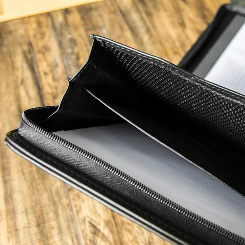 Miniatura 5 de cossini Premium con Business portafolios/portadocumentos de piel sintética cierre con cierre y el Interior 10.1 inch Tablet Sleeve