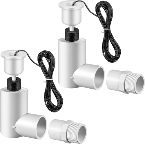 Miniatura 8 de Paquete de 1 interruptor flotante SS2 para una fácil instalación, interruptor de flotador de CA con adaptador de 3/4 pulgadas y cable de 6 pies