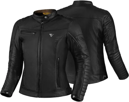 Miniatura 5 de SHIMA Winchester 2.0 Chaquetas de moto para mujer, protector de espalda de la Fuerza Aérea, chaqueta de cuero para motocicleta, chaqueta de verano