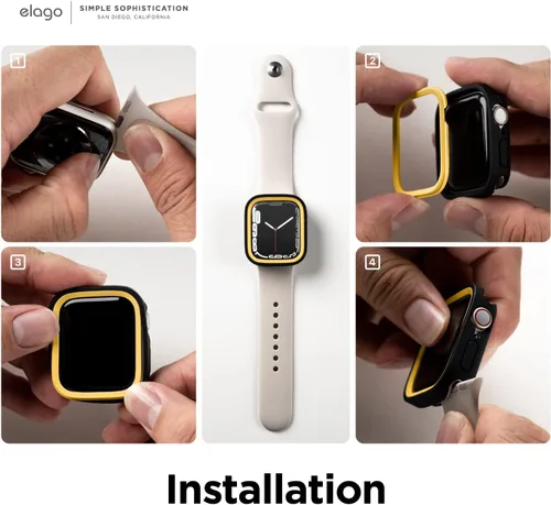 Miniatura 7 de elago Duo - Funda compatible con Apple Watch, protección completa (PC dura + material de TPU), acceso completo a la pantalla