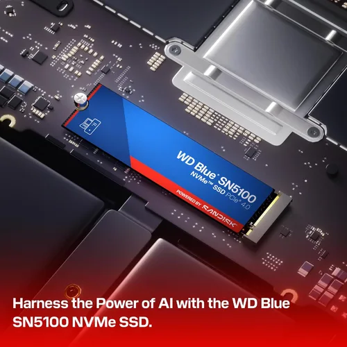 Miniatura 3 de WD Blue SN5100 SSD NVMe de 1 TB - M.2 2280, PCIe Gen 4.0, unidad interna de estado sólido - Velocidades de lectura de hasta 7,100 MB/s