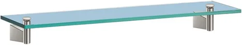 Miniatura 8 de Gatco 4716 Bleu - Estante de vidrio rectangular, cromado o montado en la pared, 20.13 x 4.30 pulgadas, para baño