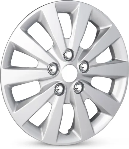Miniatura 2 de Tapacubos de 16 pulgadas para Nissan Sentra 2013-2019, tapa de buje de 16 pulgadas, color plateado, juego de 4 piezas
