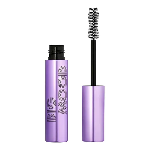 e.l.f. Big Mood Máscara, crea instantáneamente pestañas largas, atrevidas y voluminosas, con cera de jojoba, color negro, 0.30 fl Oz Negro - Lavable