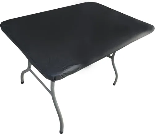 Miniatura 15 de TopTableCloth Mantel de vinilo de plástico con reverso de franela, 2 unidades, 6 pies, 72 x 30 pulgadas, mantel a cuadros rojos y blancos, esquina