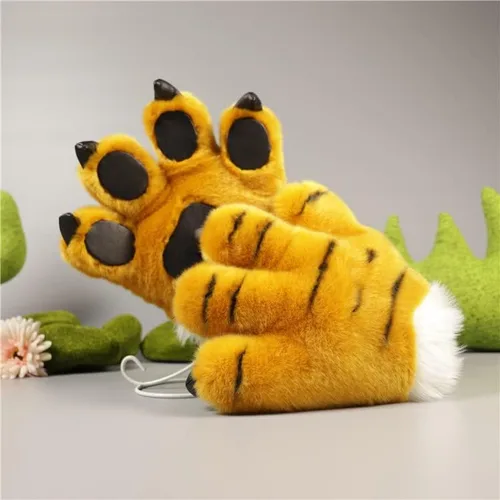 Miniatura 2 de LANFIRE Guantes de mano de garra de animal Guantes de pata de tigre Guantes de garra de dinosaurio garra de dinosaurio garra de oso Guantes