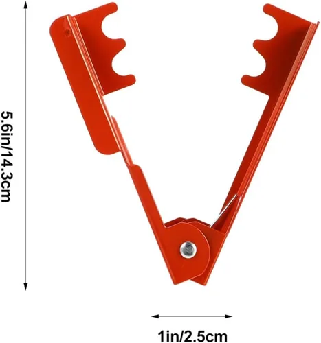 Miniatura 2 de Yardwe Rose Thorn Stripper Alicates Paquete de 2 cortadores de rebabas de metal con resorte para herramienta de eliminación de espinas de tallo