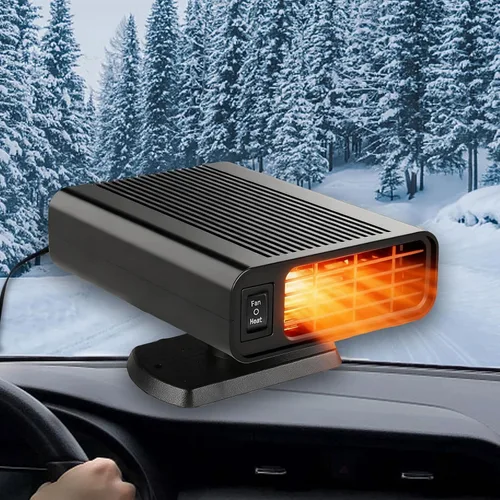 Calentador portátil - Calentador de coche de 12 V 150 W para vehículo con calefacción y refrigeración 2 en 1, descongelador de parabrisas giratorio
