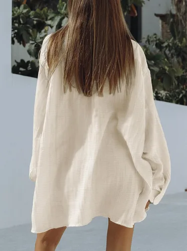 Miniatura 6 de Fixmatti Conjunto casual de 2 piezas de sudadera de manga larga con botones y pantalones cortos