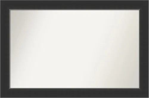 Miniatura 272 de Amanti Art Espejo personalizado, espejo de baño negro Astor, espejo de pared o espejo de tocador de baño sobre el fregadero (25 x 25 pulgadas)