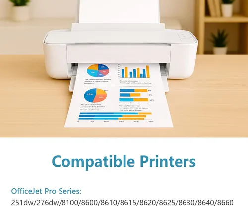 Miniatura 2 de 950XL 951XL - Cartuchos de tinta de repuesto compatibles con HP 950 951 XL Combo Fit para OfficeJet Pro 8600 8610 8615 8620 8625 8630 8640 8660 8100