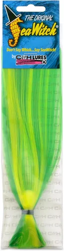 Miniatura 12 de C&H Lures Señuelos de Pesca Sea Witch - Originales Desde 1959, Faldas de Nylon Revelan Cabeza con Peso, 15 Colores, 8 Pesos de Cabeza, Señuelo