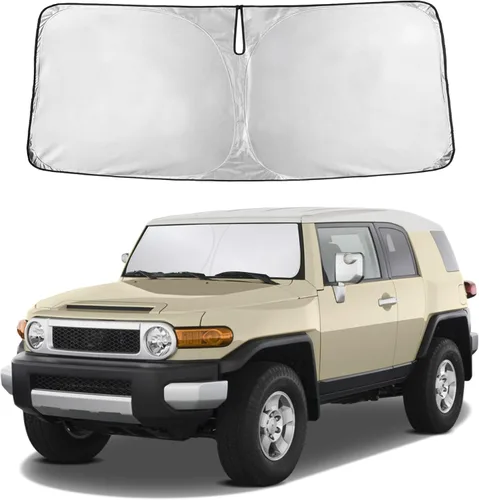 Miniatura 113 de Autovir Parasol para parabrisas Rivian R1S 2022-2024 2025 2026, parasol para ventana delantera, protección UV, bloqueador de calor, accesorios
