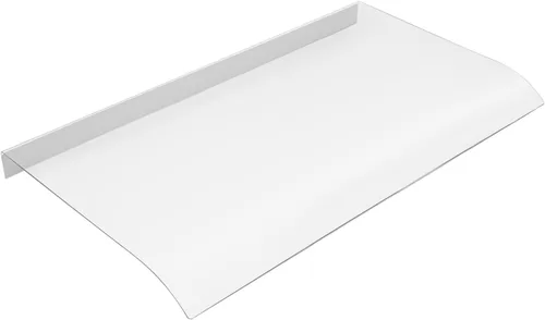Miniatura 9 de Toldo para puerta de casa, entrada de 39.4 x 19.7 pulgadas, ventana transparente para nieve, refugio de lluvia, porche, patio, puerta delantera