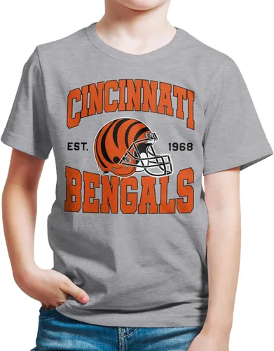 Miniatura 27 de Junk Food Clothing x NFL - Casco de equipo - Camiseta de manga corta para niños y niñas con licencia oficial de la NFL
