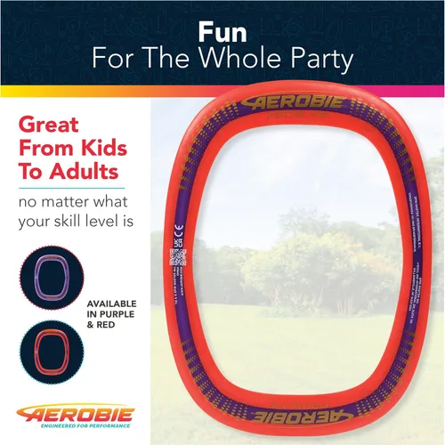 Miniatura 6 de Aerobie Pro Blade Anillo de Lanzamiento, Juguete Ligero para Niños para Disc Golf, Juegos de Patio Trasero y Más, Juegos al Aire Libre para Adultos