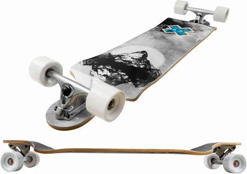 Miniatura 9 de MINORITY Patineta Longboard de arce para pendientes plataforma de 40 pulgadas Hecha para andar