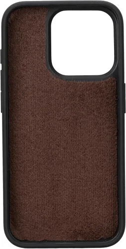 Miniatura 9 de Bayelon Funda tipo cartera para iPhone 15 Pro, cartera de cuero de grano completo, funda magnética desmontable, tarjetero, funda tipo cartera