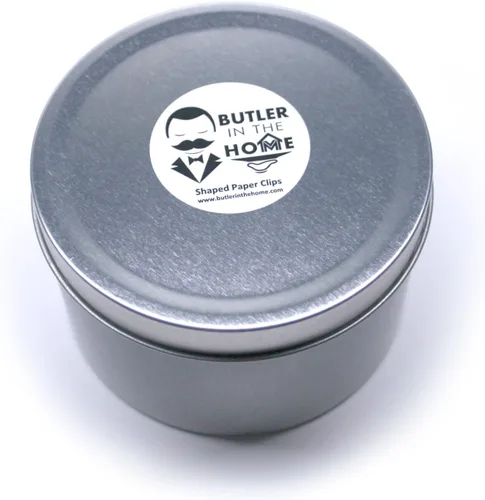 Miniatura 6 de Butler in the Home Elige tu letra favorita del alfabeto de la A a la Z o números del 0 al 9, 100 clips de papel de color negro para iniciales