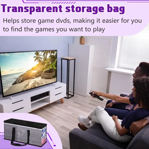 Miniatura 7 de Paquete de 12 bolsas de almacenamiento de DVD de PVC transparente para DVD, CD, álbumes, libros, caja VHS, fundas de películas, discos