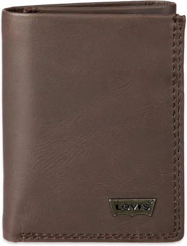 Miniatura 15 de Levi's Billetera triple para hombre, elegante y delgada, incluye ventana de identificación y tarjetero de crédito