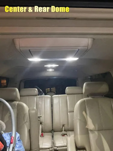 Miniatura 4 de Kit de luces LED interiores blancas de 14 piezas para Chevrolet Tahoe/Suburban, GMC Yukon 2007 2008 2009 2010 2011 2012 2013 2014 paquete
