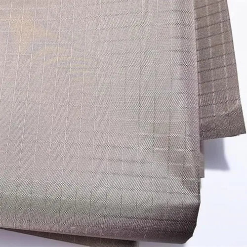 Miniatura 7 de Amradield Tela Faraday de 43 x 39 pulgadas con cinta conductora de 2 x 20 pulgadas, material de poliéster de níquel, cobre, material de influencia