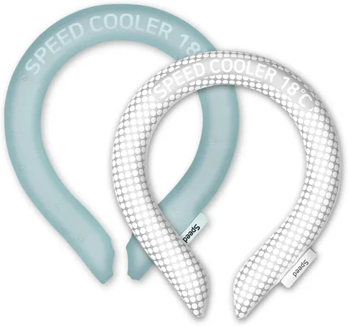Miniatura 11 de SpeedUSA Insta Speed - Enfriadores de cuello (paquete de 2) (rosa y gris oscuro)