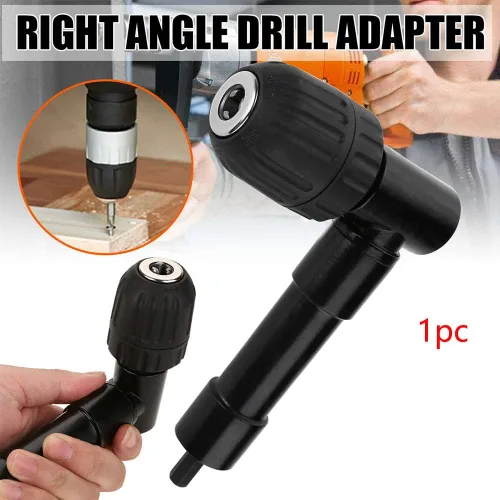 Miniatura 3 de JIANWEI Accesorio de taladro de ángulo recto de 0.031-0.394 in, extensión de curva de perforación de 90 grados, herramienta de extensión de taladro