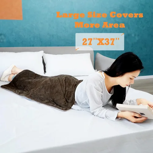 Miniatura 4 de cozzyhug™ Pro Extreme - Almohadilla térmica de peso XXXL más grande con tecnología FIRfusion NEO, iones negativos emitidos, infrarrojos lejanos
