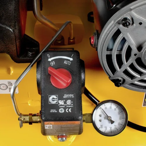 Miniatura 9 de DEWALT Compresor de aire vertical de 60 galones, estacionario, 3.7 HP, 175 PSI máximo, lubricado con aceite, tanque ASME, rendimiento de grado