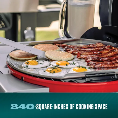 Miniatura 4 de Parrilla eléctrica y plancha Bistro Pro + modo carbón, negra - 25302145
