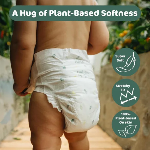Miniatura 4 de Naty BioEmbrace - Pañales para bebé, certificado seguro para la piel sensible, protección contra fugas de hasta el 100 %, suavidad a base