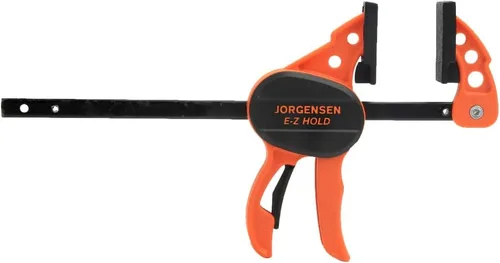 Jorgensen 33804 E-Z HOLD Abrazadera para Hobby/Craft de 4 pulgadas, negro/marrón