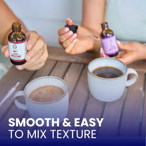 Miniatura 6 de C60 Power C60 con sabor a canela en aceite de coco orgánico MCT, bienestar natural y apoyo antioxidante para hombres y mujeres, 99.99% C60 puro