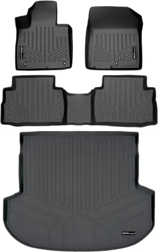 Miniatura 24 de SMARTLINER Tapete de carga para maletero de ajuste personalizado para todo tipo de clima, compatible con Hyundai Santa Fe 2019-2020