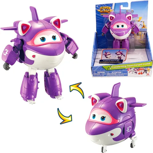 Miniatura 8 de Super Wings Toys Tino - Dinosaurio de 15 pulgadas, temporada 6, nuevo personaje, figuras de acción de Dinasour con niebla de agua, luz intermitente