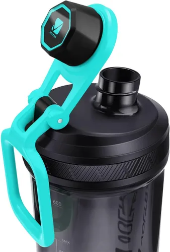 Miniatura 7 de VOLTRX Botella Agitadora, Mezclador Eléctrico de Proteínas Recargable Gallium USB C, Vasos Agitadores para Batidos de Proteínas y Sustitutos de Menta