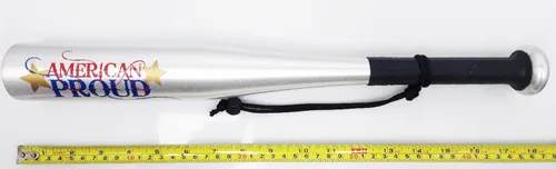 Miniatura 5 de Ultima Supply Bate de béisbol, bate de entrenamiento de aluminio con una mano de 18 pulgadas, bate de sóftbol, hogar/coche/autodefensa, práctica