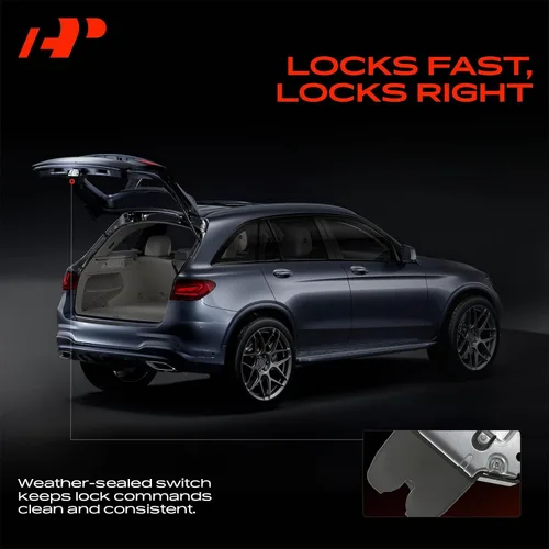 Miniatura 3 de A-Premium Pestillo de maletero compatible con Hyundai Elantra Sedán 2017-2019, actuador de pestillo de bloqueo de puerta trasera