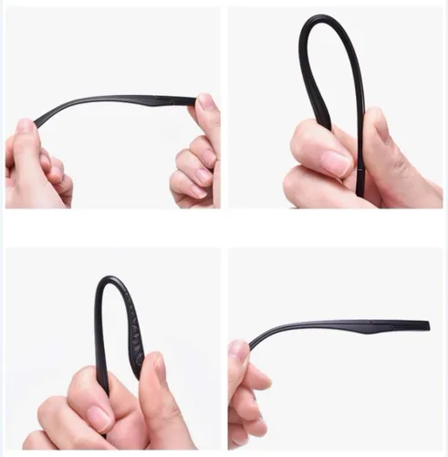Miniatura 5 de ZEALMAX 1 par de lentes universales de plástico para piernas y brazos, montura de repuesto para hombres y mujeres, color negro