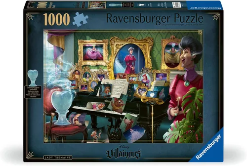 Miniatura 2 de Ravensburger Disney Villainous: LadyTremaine y Figurine - Rompecabezas de 1000 piezas para adultos - 12001126 - Herramientas hechas a mano
