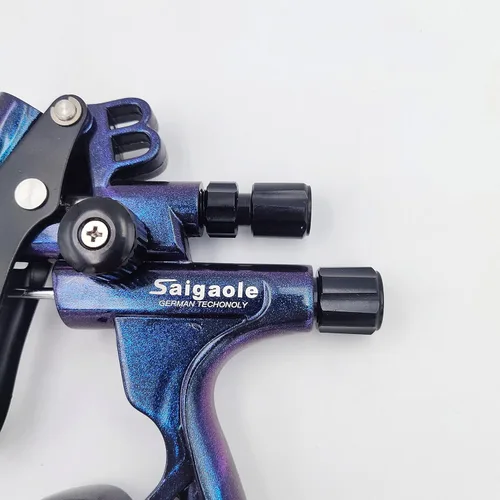 Miniatura 7 de Pistola HVLP 6800B de 1.3mm sin taza de lavado y adaptador, herramienta de pintura para automóviles, pistola de pintar en aerosol, aerógrafo de baja