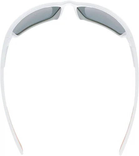 Miniatura 5 de Gafas de sol deportivas polarizadas uvex para ciclismo/running con protección UV, para mujeres y hombres, sportstyle 233 P Alfombra blanca/rojo