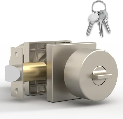 Miniatura 24 de Mega Handles SUANA - Pomo de puerta de privacidad para pasillo, armario y baño, perillas de puerta reversibles de diseño resistente, se adapta a