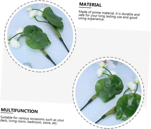 Miniatura 3 de DECHOUS 3 piezas de flores falsas de seda artificiales para decoración del hogar, ornamento falso de seda para el hogar