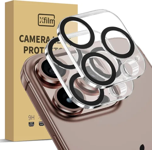 Miniatura 8 de Protector de lente de cámara compatible con iPhone 15 y 15 Plus, cubierta de cámara de vidrio templado de dureza 9H, Ultra HD, antiarañazos, fácil